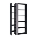 Afyonkarahisar Bookcase - Anthracite - Light Mocha