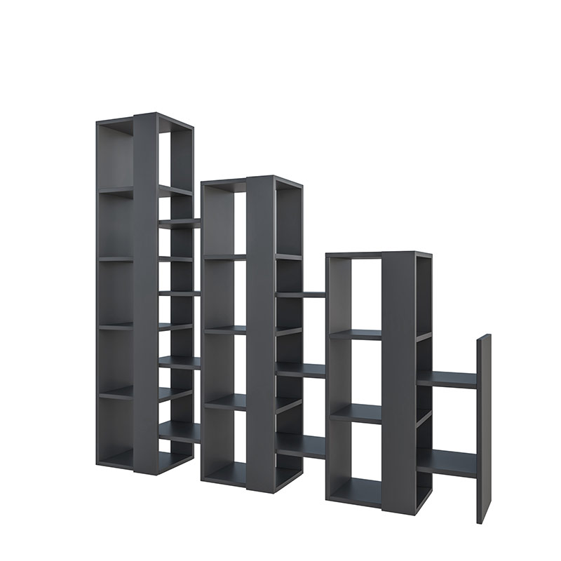 Afyonkarahisar Separator Bookcase - Anthracite