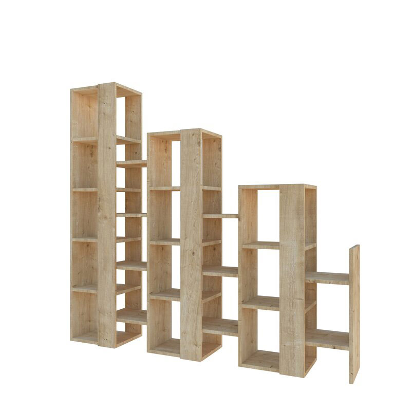 Afyonkarahisar Separator Bookcase - Oak