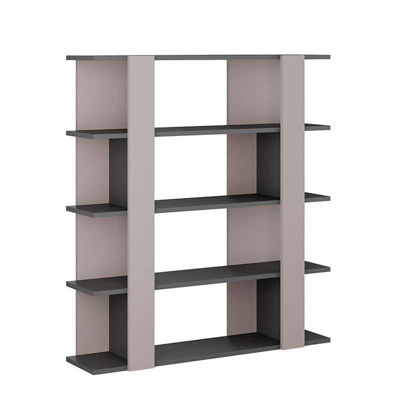 Ankara Bookcase - Light Mocha - Anthracite