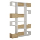 Orhangazi Bookcase - White - Oak