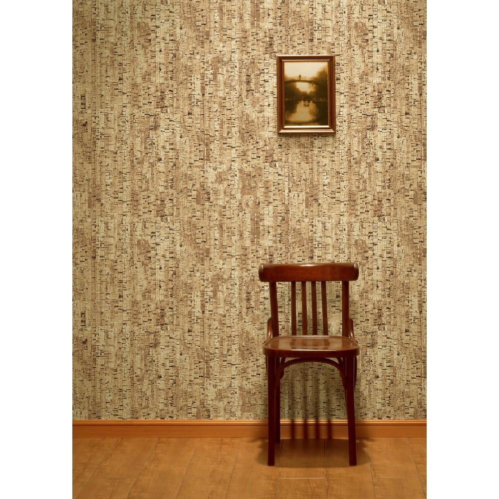 3D Light Brown Pattern Wallpaper