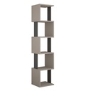 Manisa Bookcase - Light Mocha - Anthracite