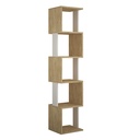 Manisa Bookcase - Oak - White