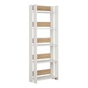 Tatvan Bookcase - White - Oak