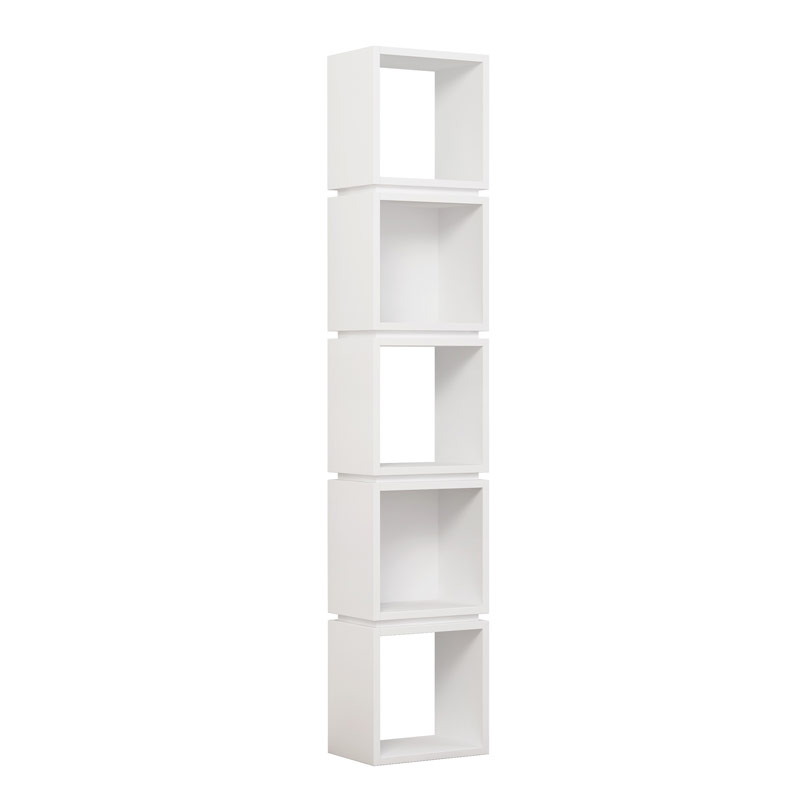 Duzce Bookcase - White - White