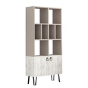 Payas Bookcase - Light Mocha - Ancient White