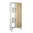 Polatlı Bookcase - White - Oak