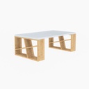 Istanbul Coffee Table - White - Oak