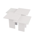 Tokat Coffee Table - White - White