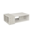 Ortaca Coffee Table - White - Ancient White