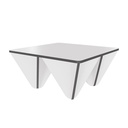 Bafra Coffee Table - White - Anthracite