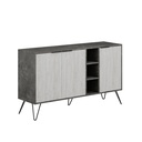 Tire Console - Retro Grey - Ancient White