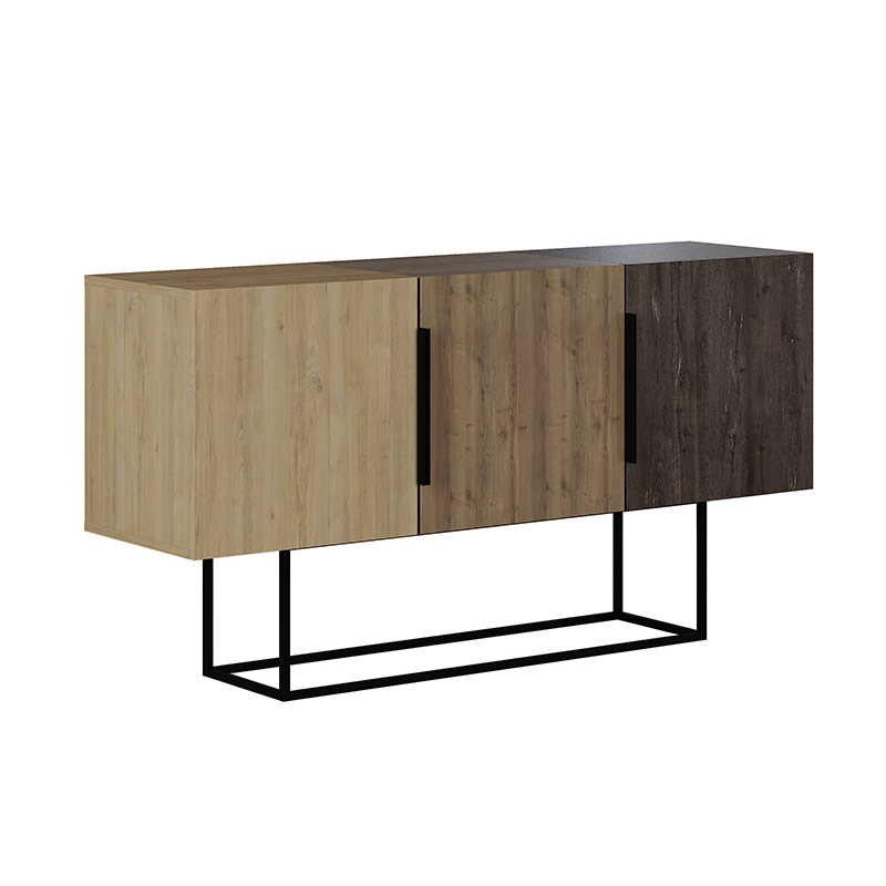 Mersin Console - Oak - Hitit - Dark Coffee