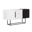 Mersin Console - Carrara - White - Bendir