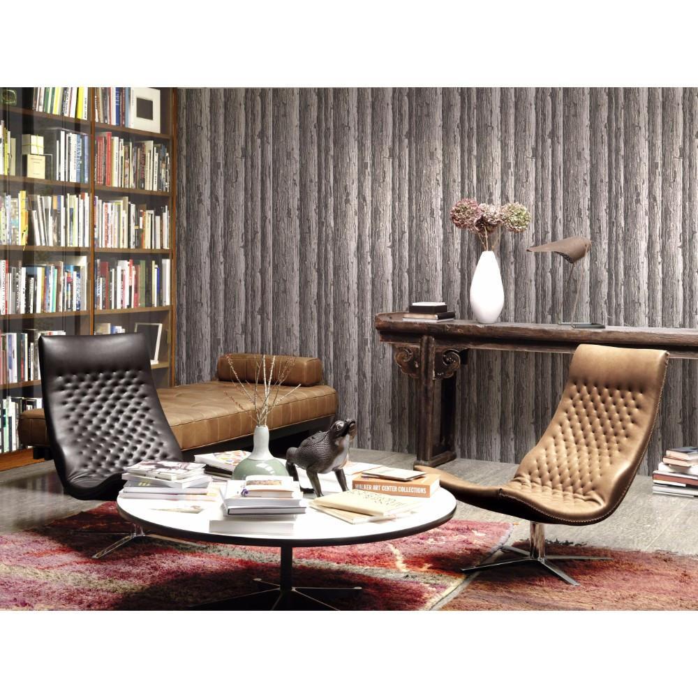 3D Faded Grey Stripes Pattern Wallpaper