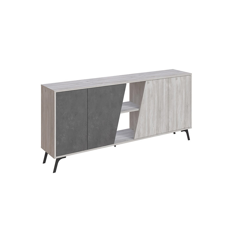 Patnos Console 180 - Ancient White - Retro Grey