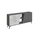 Patnos Console 180 - Retro Grey - Carrara