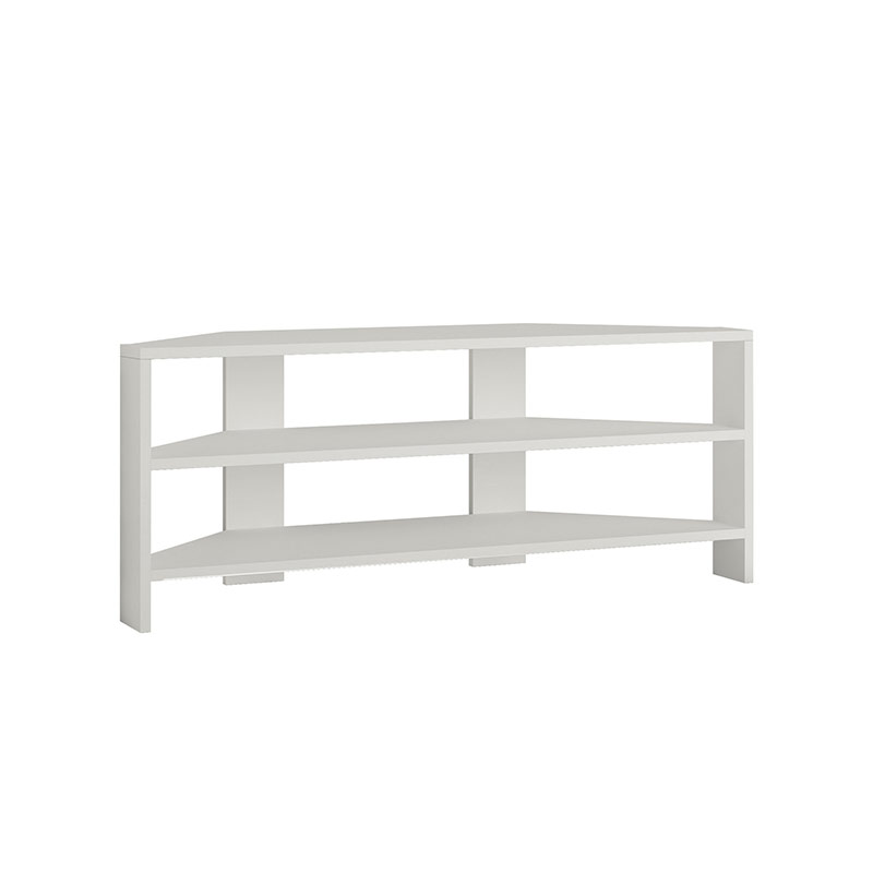 Sandıklı Corner Tv Stand - White - White