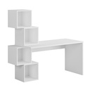 Besni Working Table - White - White