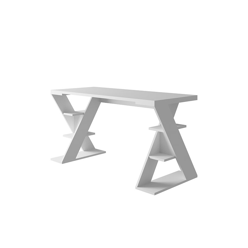 Usak Working Table - White - White
