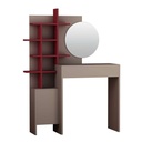 Kırıkkale Dressing Table - Light Mocha - Burgundy