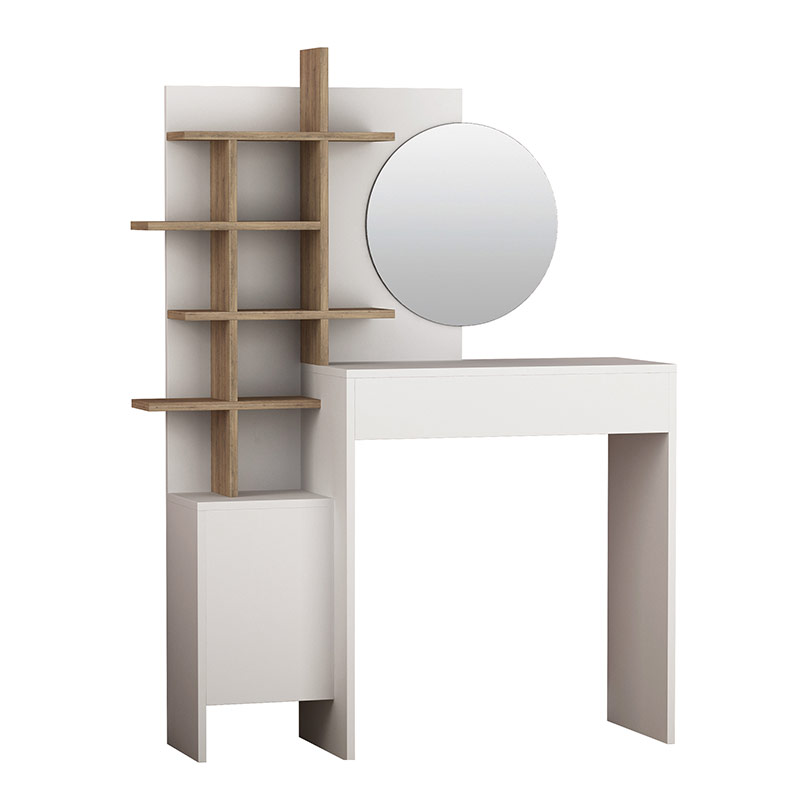 Kırıkkale Dressing Table - White - Oak