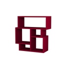 Zile Side Table - Burgundy