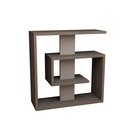 Bandırma Side Table Dark Coffee-Light Mocha