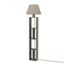 Sivas Floor Lamp Dark Coffee-Linen