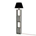 Sivas Floor Lamp Dark Coffee-Black