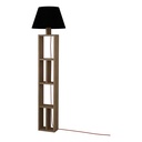 Sivas Floor Lamp - Oak - Black