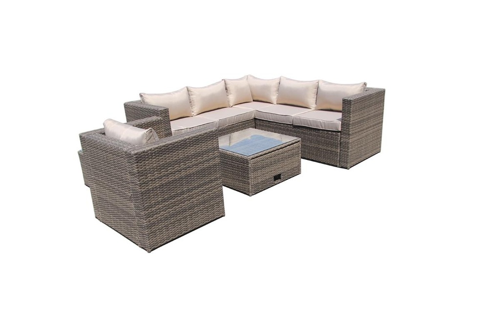 HOUSTON Outdoor Sofa Set, Nature