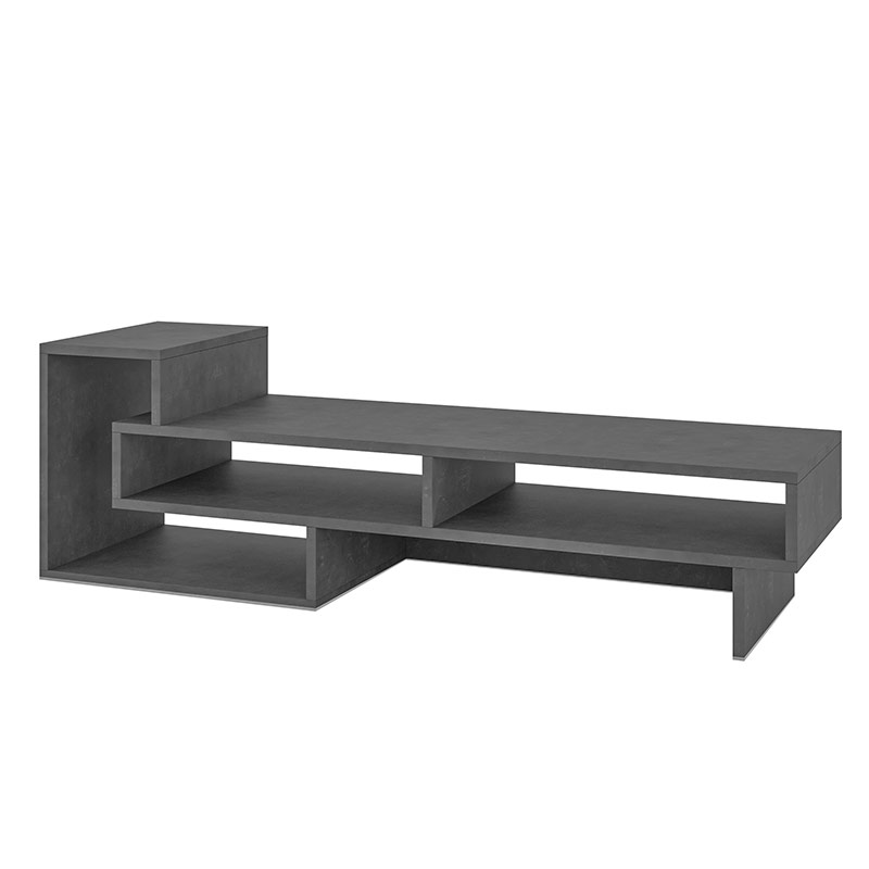 Bekbele Tv Stand - Retro Grey