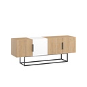 Mersin Tv Stand - Oak - White