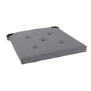 IKEA JUSTINA Chair Pad, Grey, 35-42X40X4.0 cm