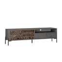 Kadirli Tv Stand - Retro Grey