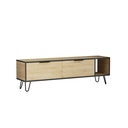 Nazilli Tv Unit - Oak - Anthracite