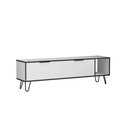 Nazilli Tv Unit - White - Anthracite