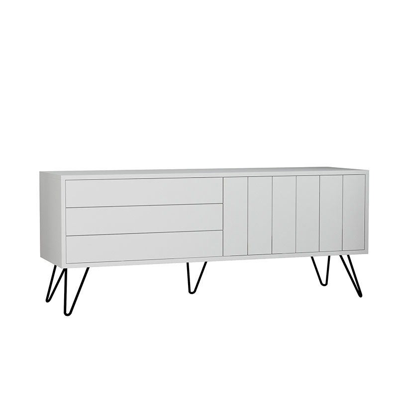 Bartın Tv Stand - White - White