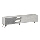 Patnos Tv Stand - Ancient White - Retro Grey