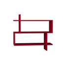 Tunceli Paralel Bookcase - Burgundy