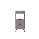 Aksaray Multipurpose Cabinet - Light Mocha - Carrara