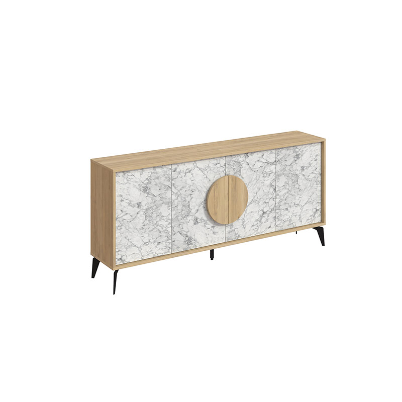 Aydin Console 180Cm - Oak - Carrara