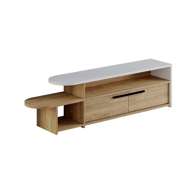 İzmir Tv Stand - Oak - White