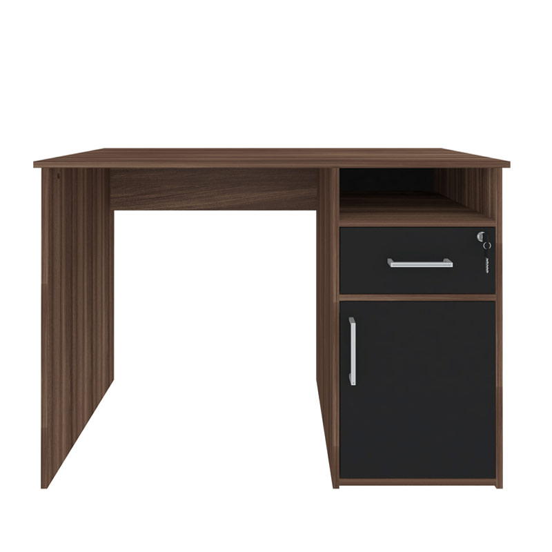  Parnamirim Desk - Ipe/ Black