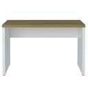 Castanhal Desk ,Elm/ White,120cm