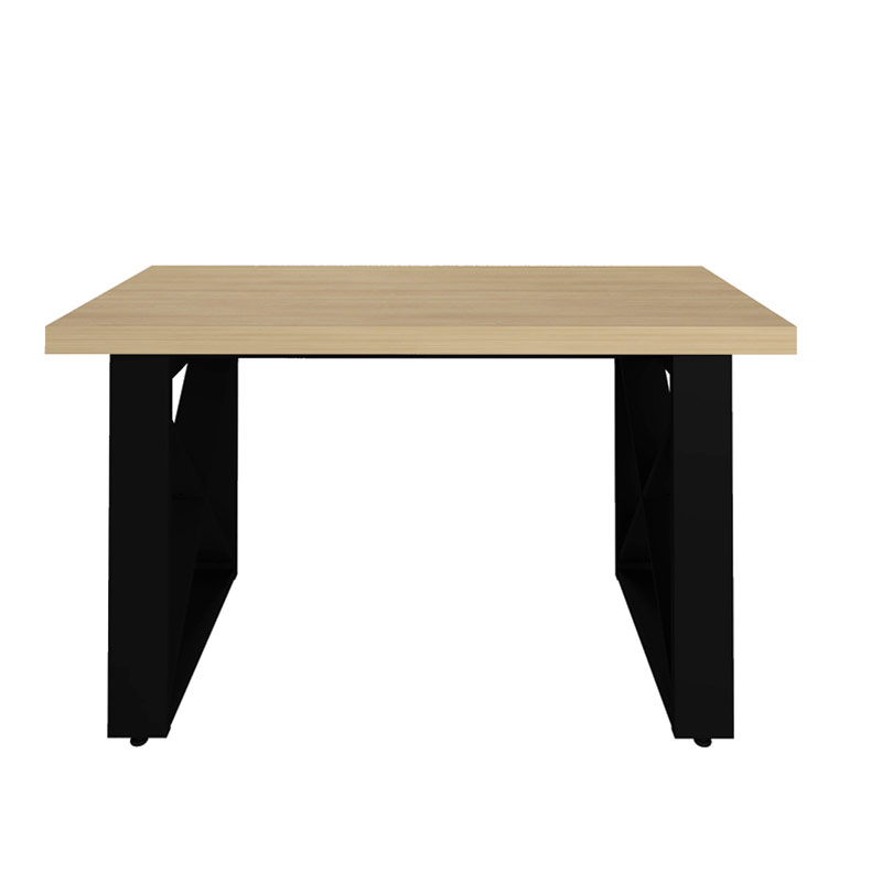  Novo Hamburgo Desk - Light Oak/ Black