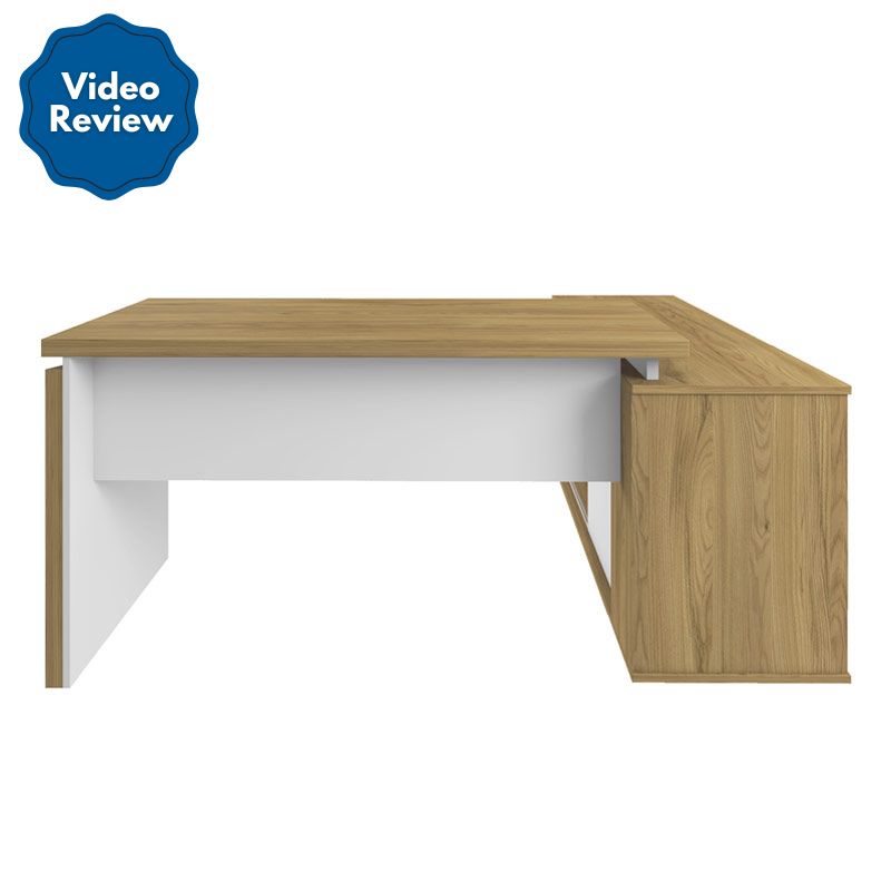  Colombo Desk - Elm/ White