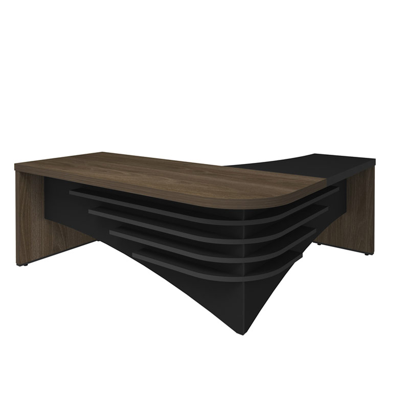  Nova Friburgo Desk II 2000x1800 LE - Charuto/ Black 